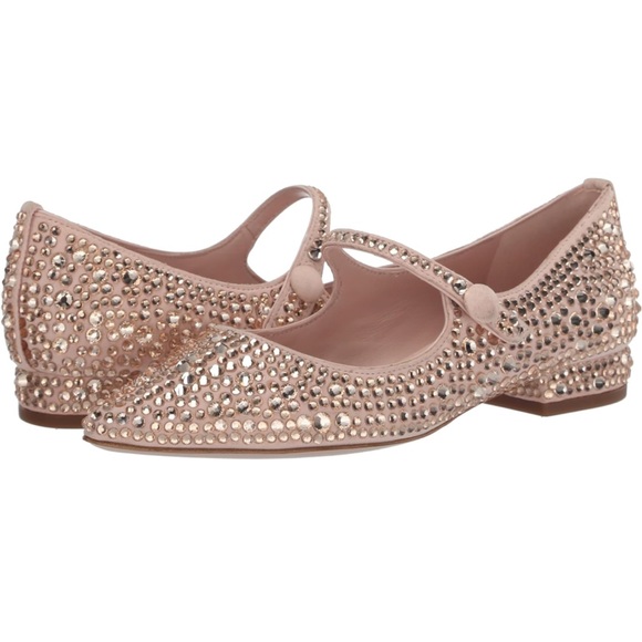 Kate Spade Maya Crystal Flat in Mochi Pink size 9.5 - Picture 7 of 17